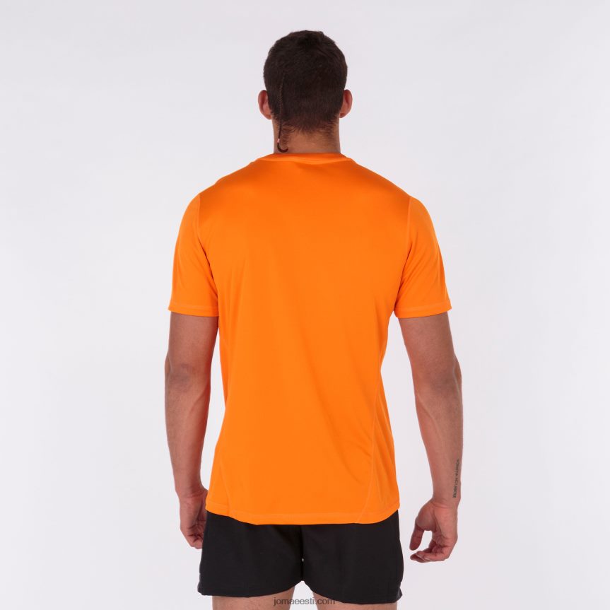mehed särk lühikeste varrukatega tugev DJNBH701 oranž Joma