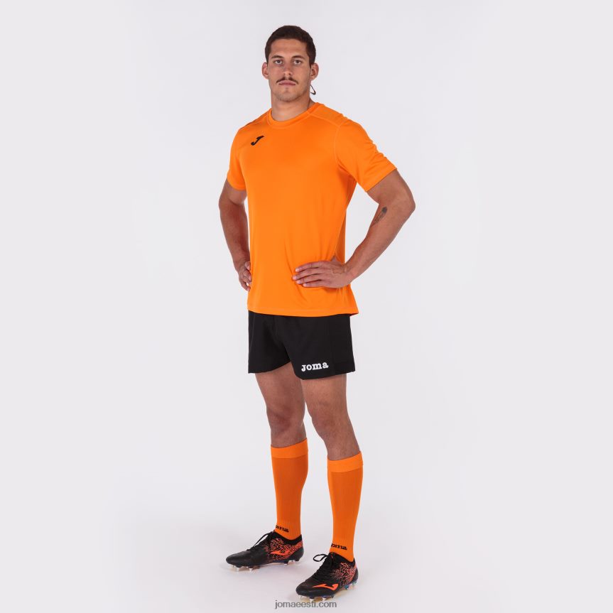 mehed särk lühikeste varrukatega tugev DJNBH701 oranž Joma