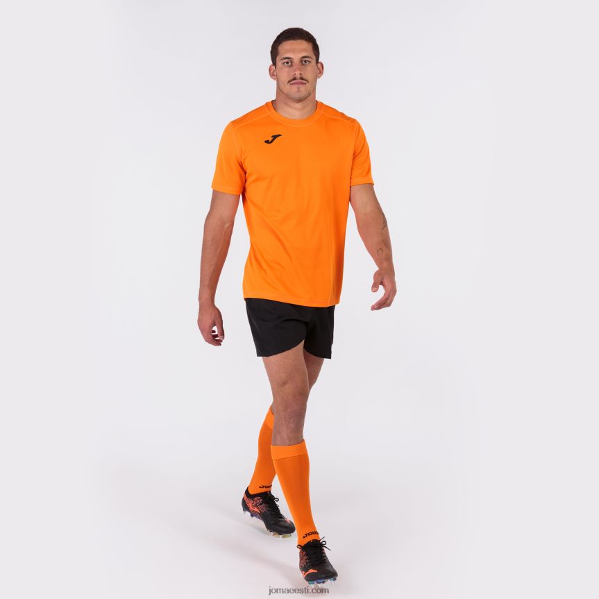 mehed särk lühikeste varrukatega tugev DJNBH701 oranž Joma