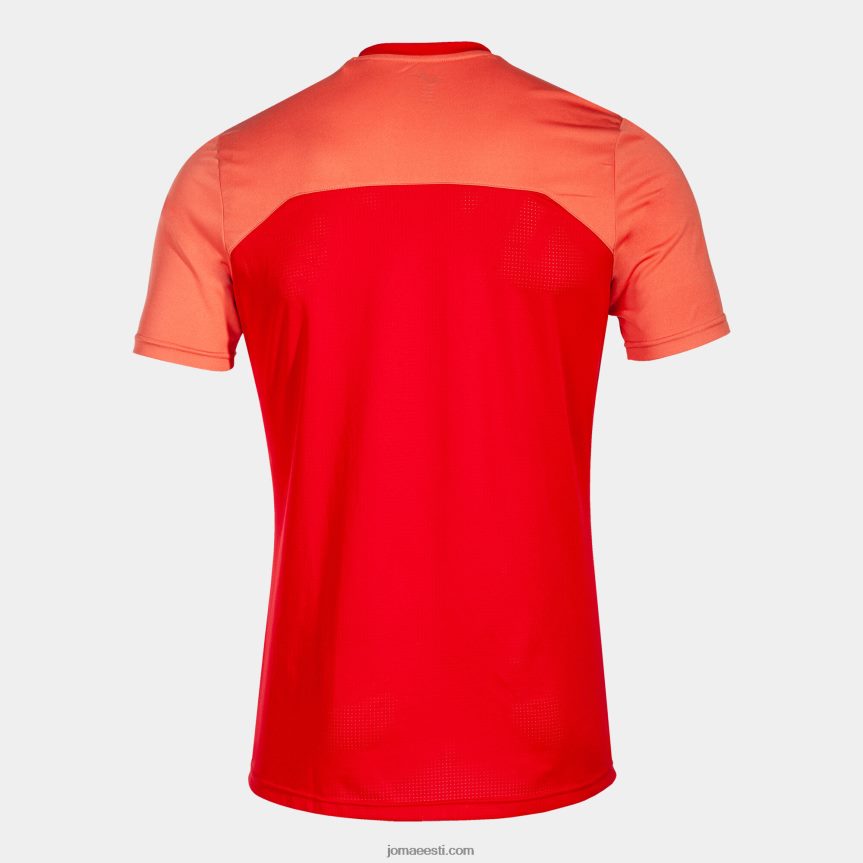 mehed särk lühikeste varrukatega võitja ii DJNBH1010 fluorestseeruv oranž Joma