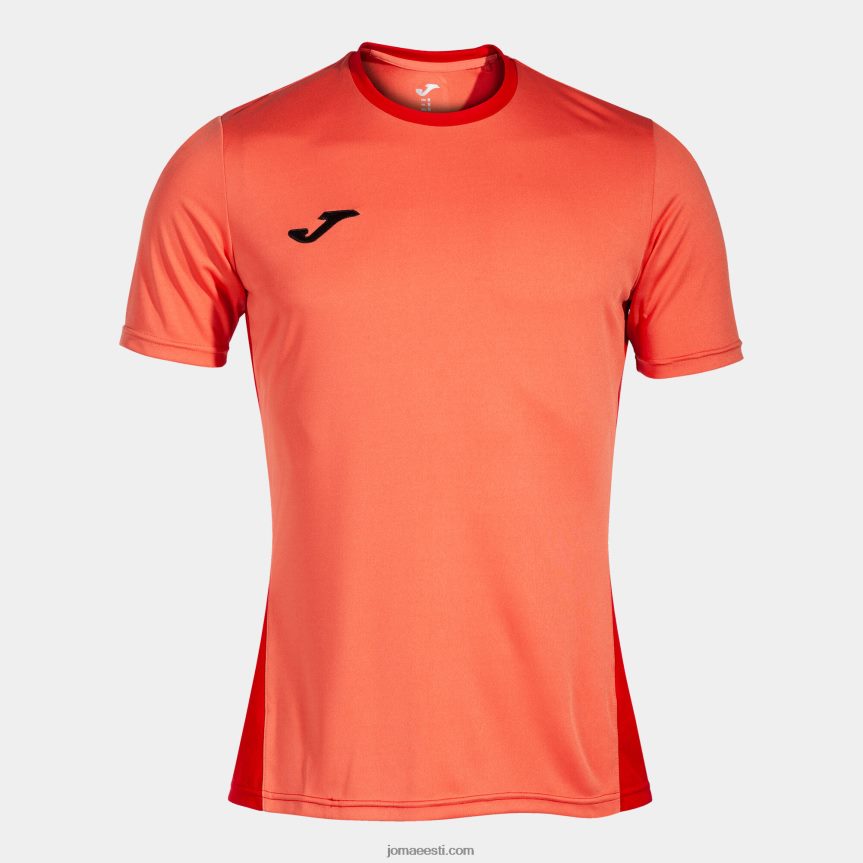 mehed särk lühikeste varrukatega võitja ii DJNBH1010 fluorestseeruv oranž Joma