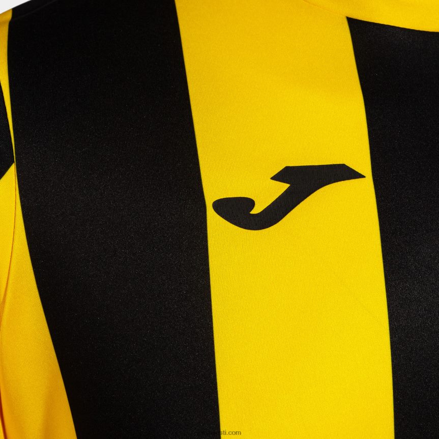 mehed klassikaline pikkade varrukatega särk DJNBH3198 kollane must Joma