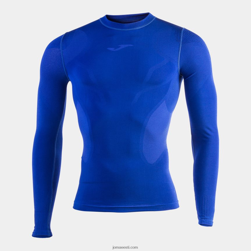 mehed pikkade varrukatega särk brama emotion ii DJNBH3356 sügavsinine Joma