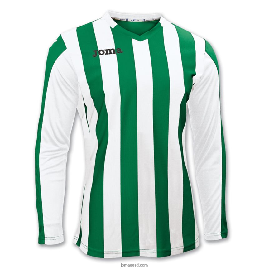 mehed pikkade varrukatega särk copa DJNBH3471 roheline valge Joma