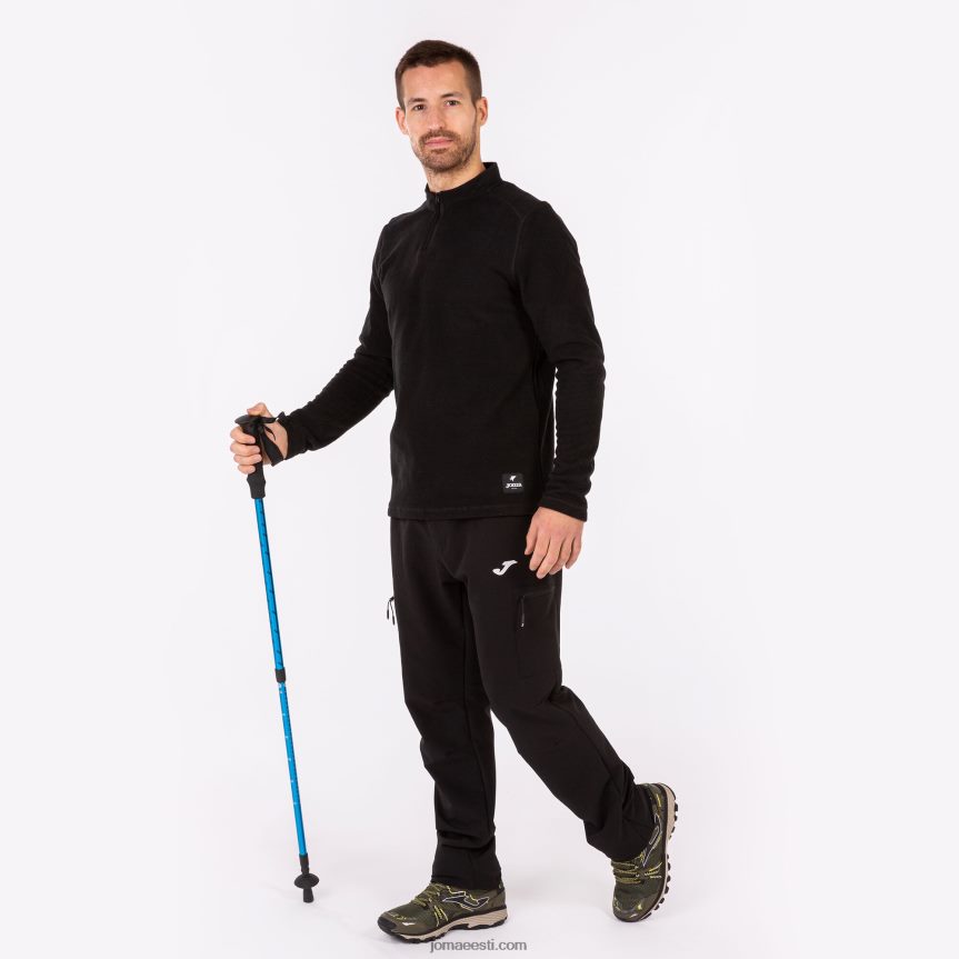 mehed pikkade varrukatega särk explorer DJNBH4697 must Joma
