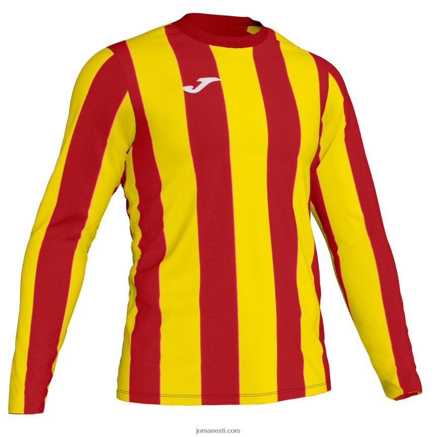 mehed pikkade varrukatega särk inter DJNBH3479 punane kollane Joma