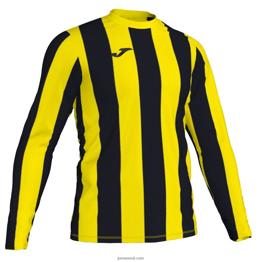 mehed pikkade varrukatega särk inter DJNBH4613 kollane must Joma