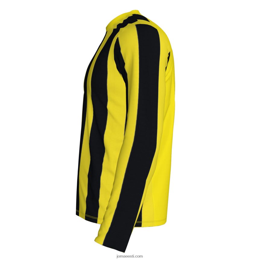 mehed pikkade varrukatega särk inter DJNBH4613 kollane must Joma