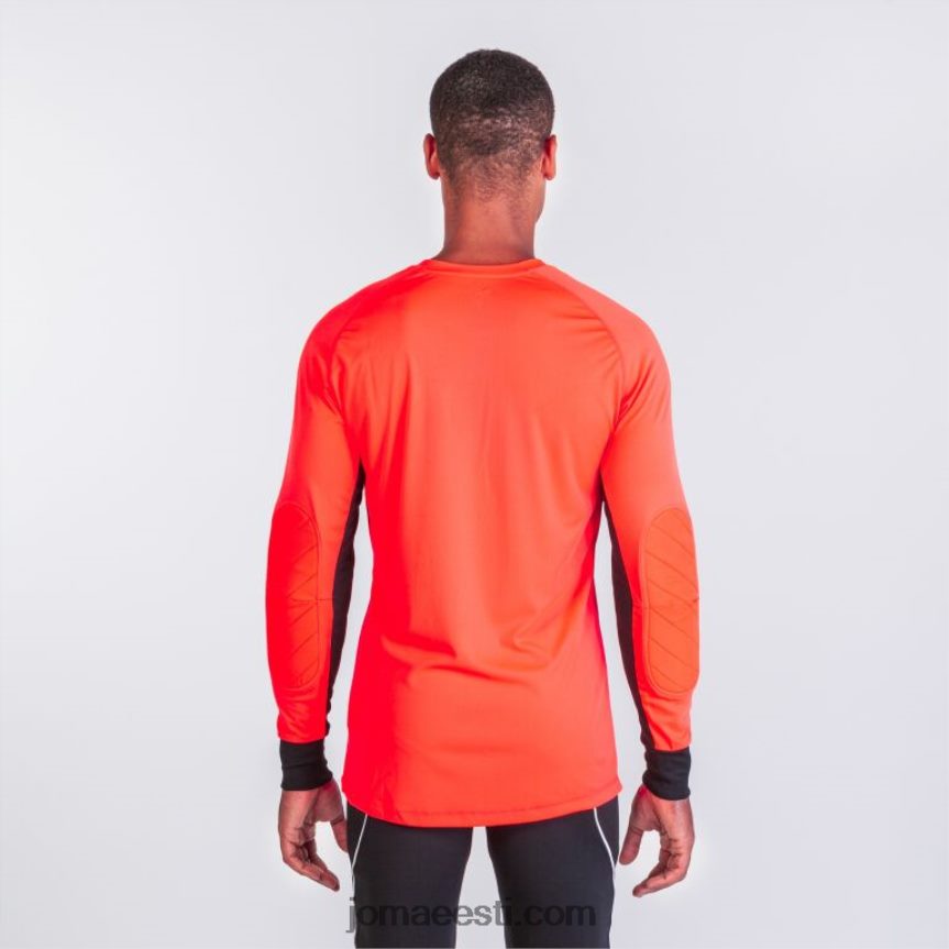 mehed pikkade varrukatega särk kaitsev DJNBH921 fluorestseeruv korall Joma