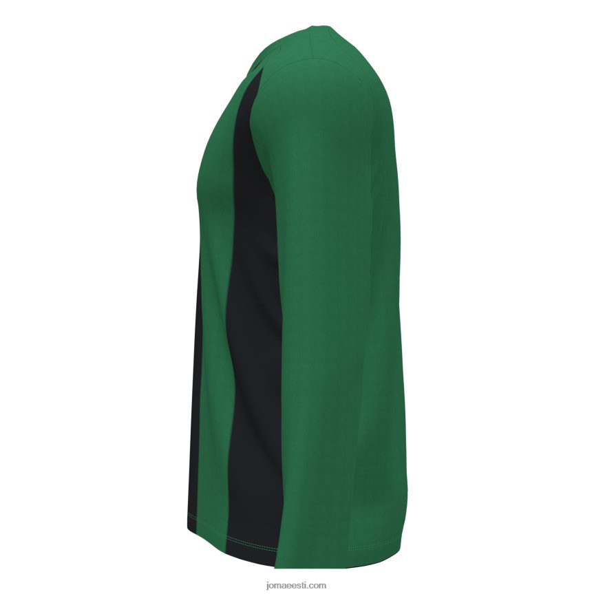 mehed pikkade varrukatega särk pisa ii DJNBH1485 roheline must Joma