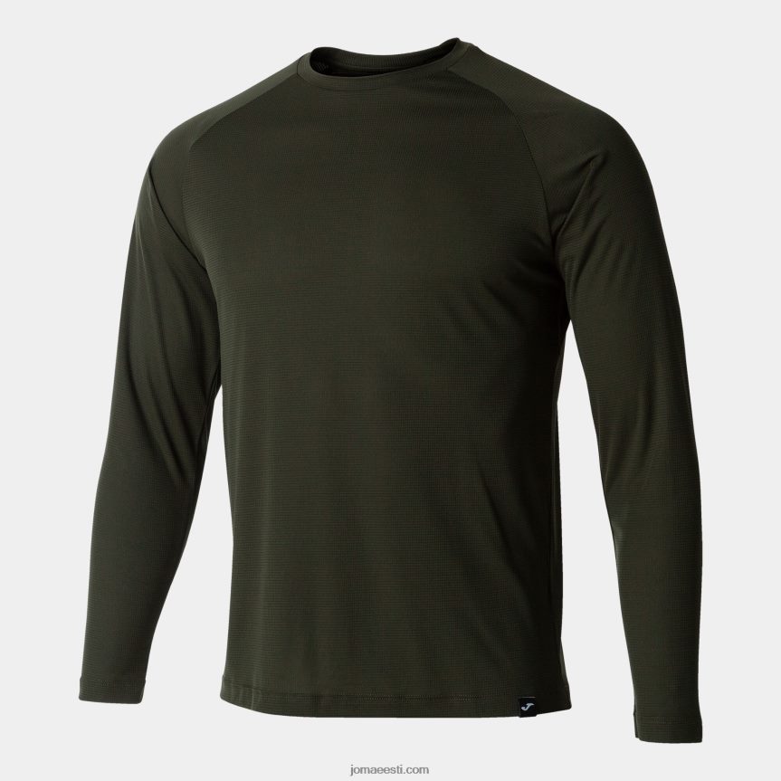 mehed pikkade varrukatega särk r-kombi DJNBH3419 khaki Joma