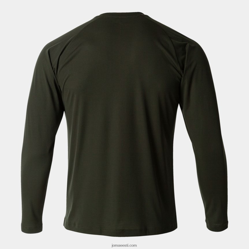 mehed pikkade varrukatega särk r-kombi DJNBH3419 khaki Joma