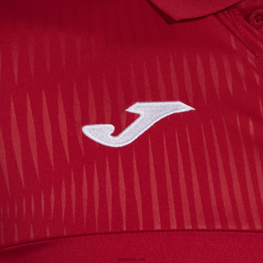 mehed lühikeste varrukatega montreali polosärk DJNBH1189 punane Joma