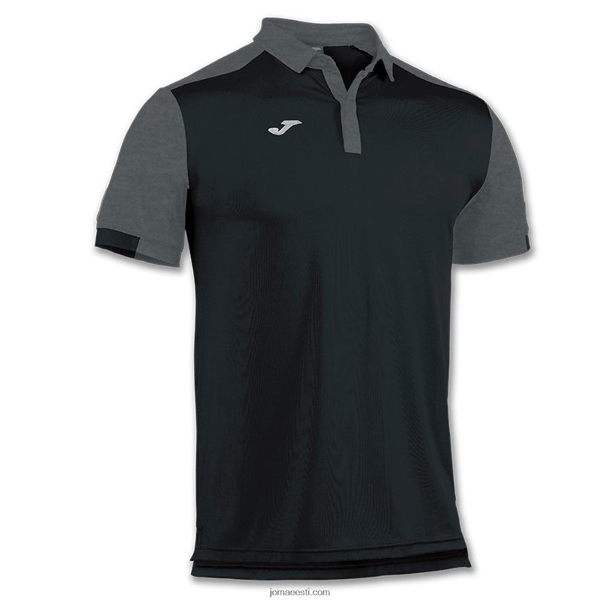 mehed lühikeste varrukatega polosärk DJNBH4351 must Joma