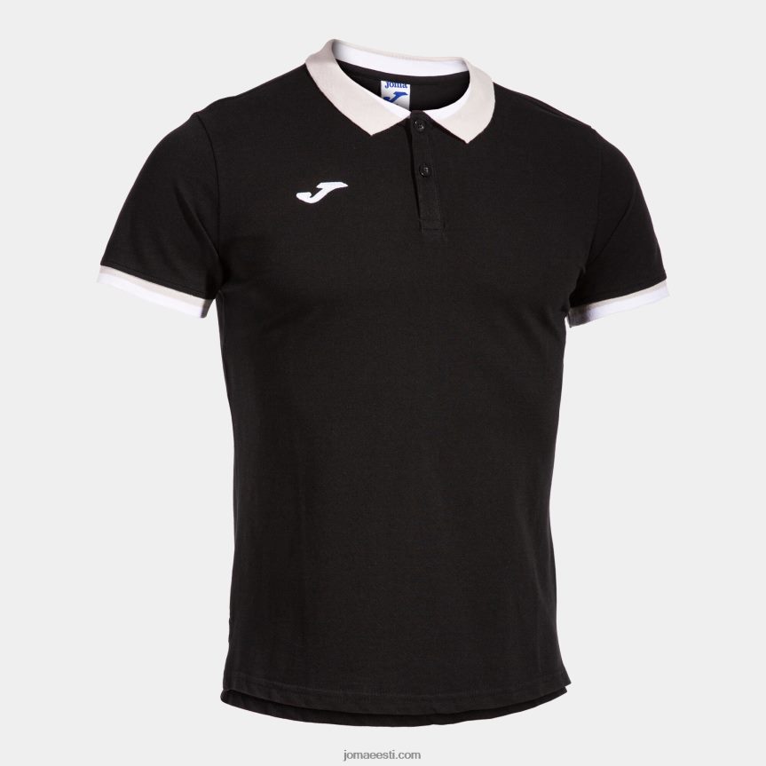 mehed lühikeste varrukatega polosärk ii DJNBH1337 must Joma