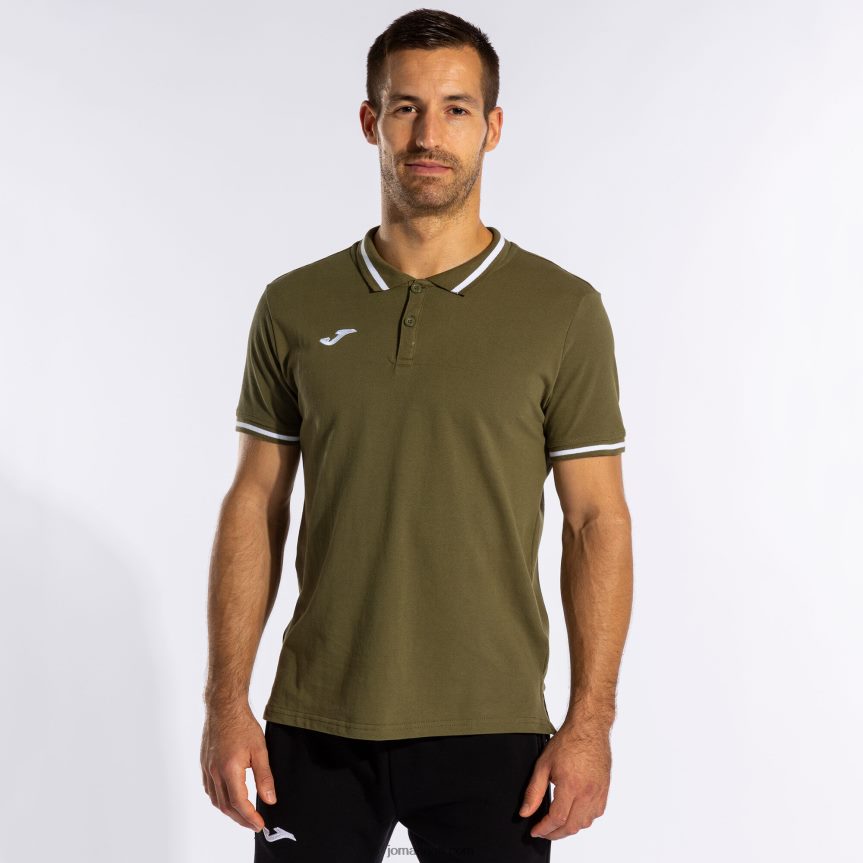 mehed lühikeste varrukatega polosärk ii DJNBH3311 khaki Joma