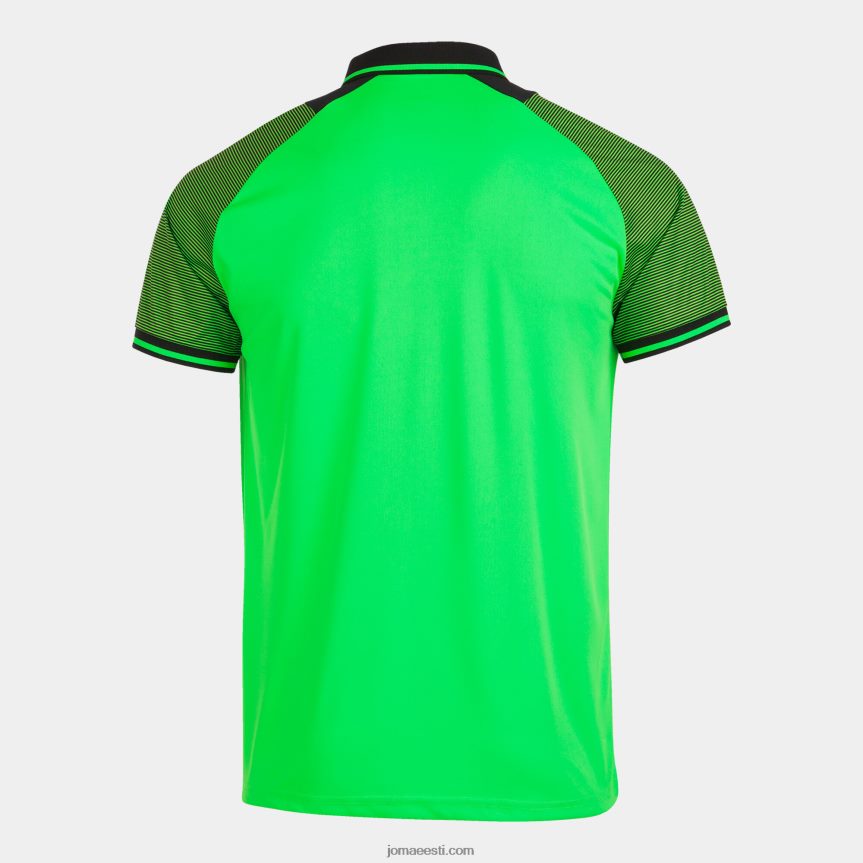 mehed lühikeste varrukatega polosärk ii DJNBH4148 fluorestseeruv roheline must Joma