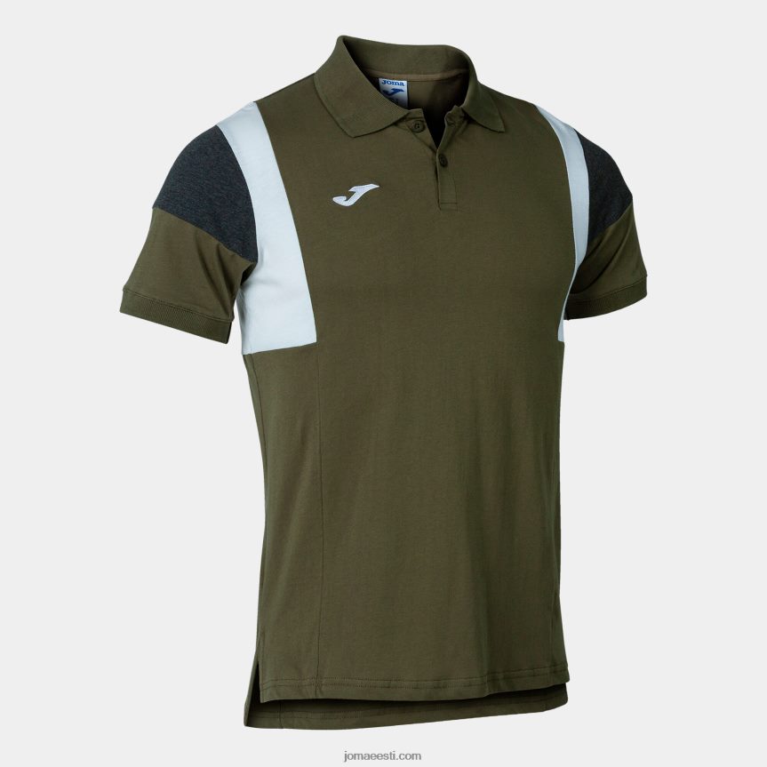 mehed lühikeste varrukatega polosärk iii DJNBH4371 khaki Joma