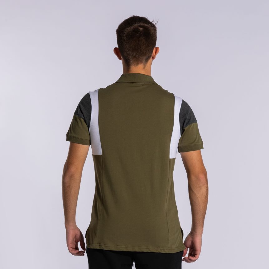 mehed lühikeste varrukatega polosärk iii DJNBH4371 khaki Joma