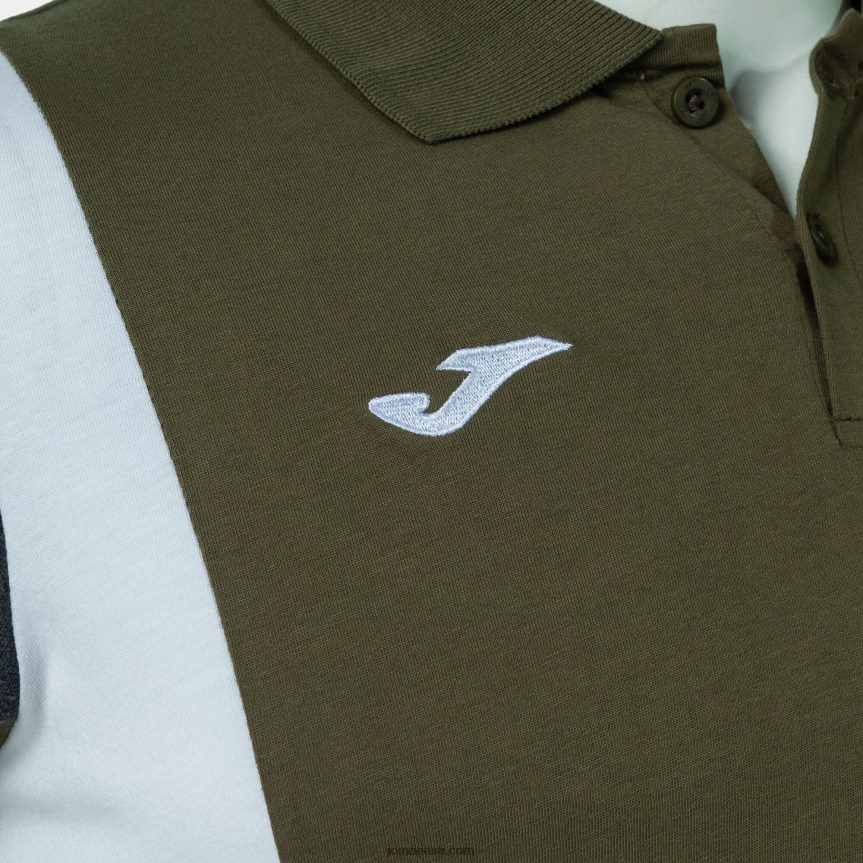 mehed lühikeste varrukatega polosärk iii DJNBH4371 khaki Joma