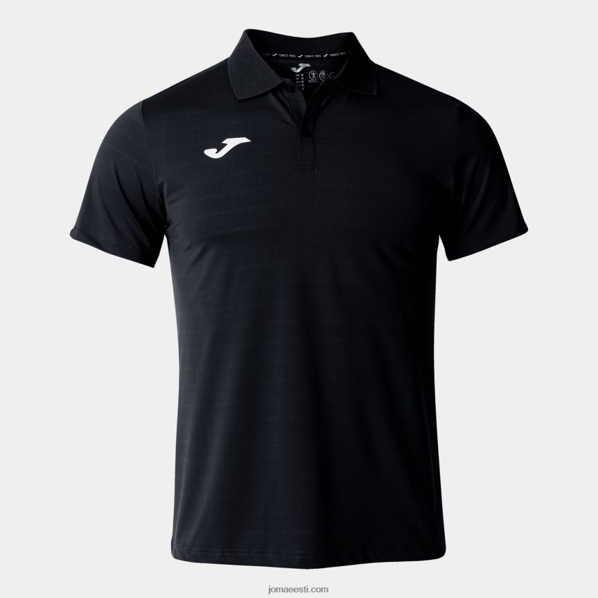 mehed lühikeste varrukatega torneo polosärk DJNBH4658 must Joma