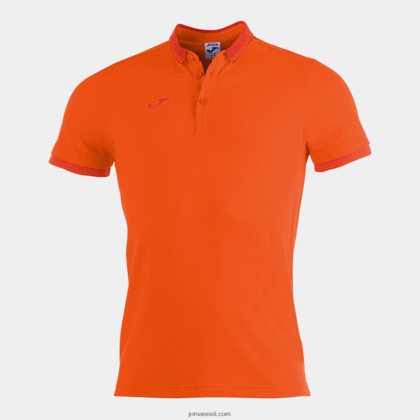 mehed polosärk lühikeste varrukatega bali ii DJNBH3229 oranž Joma
