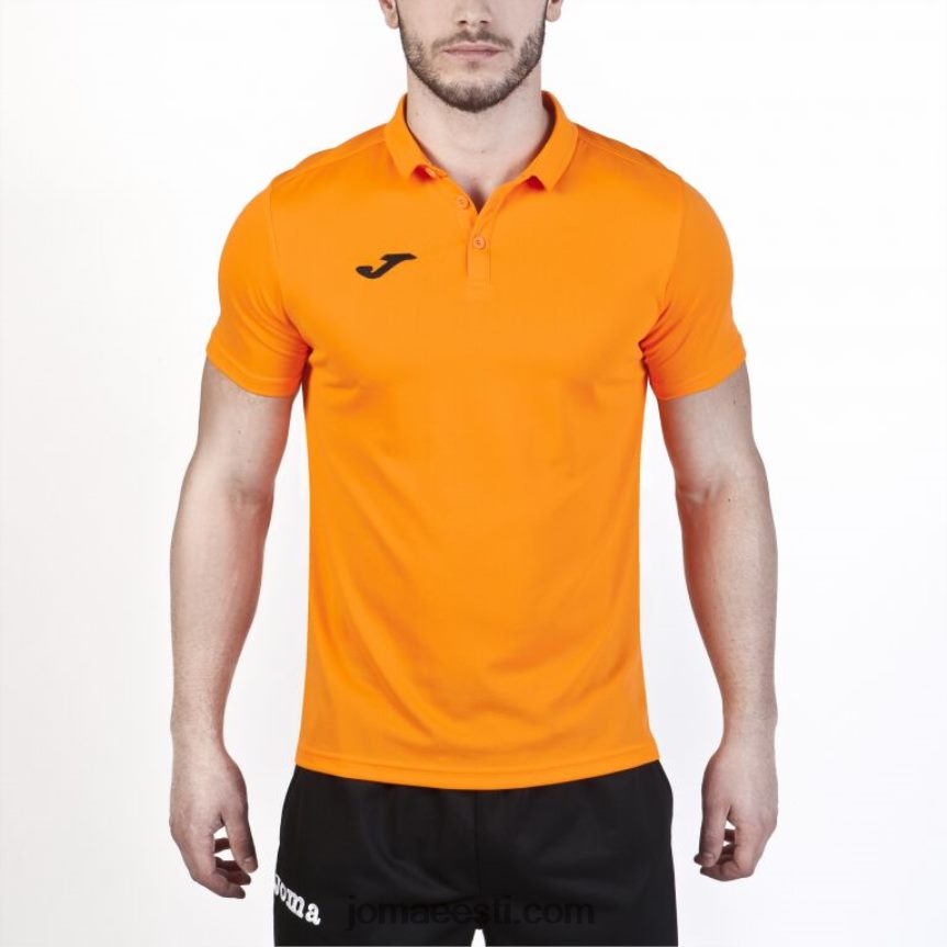 mehed polosärk lühikeste varrukatega hobi DJNBH4236 oranž Joma