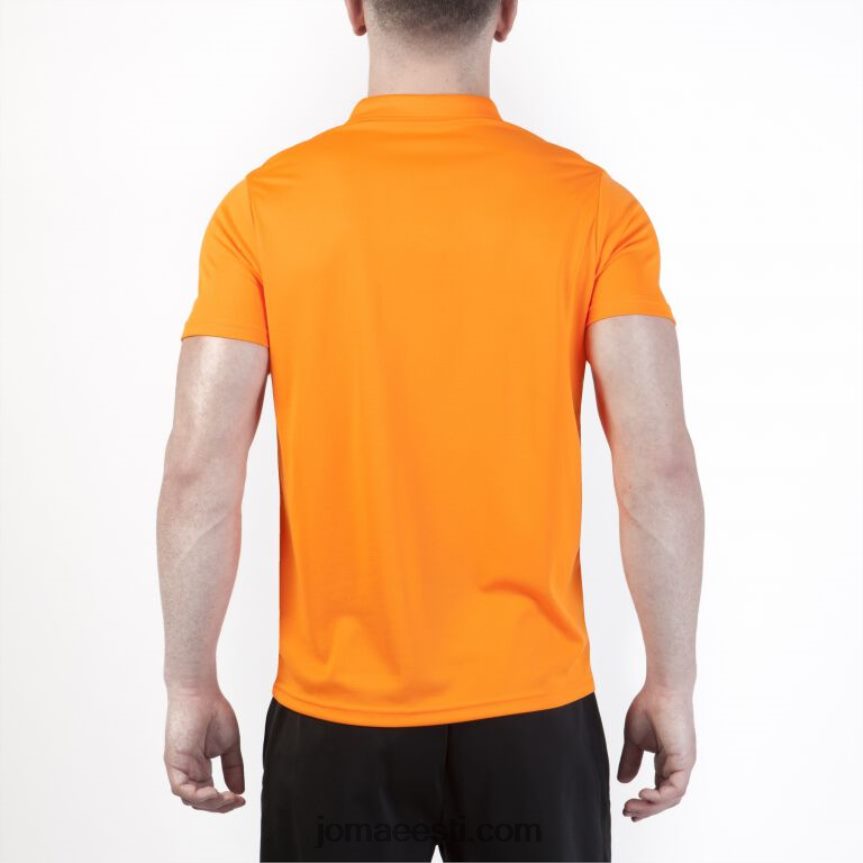 mehed polosärk lühikeste varrukatega hobi DJNBH4236 oranž Joma