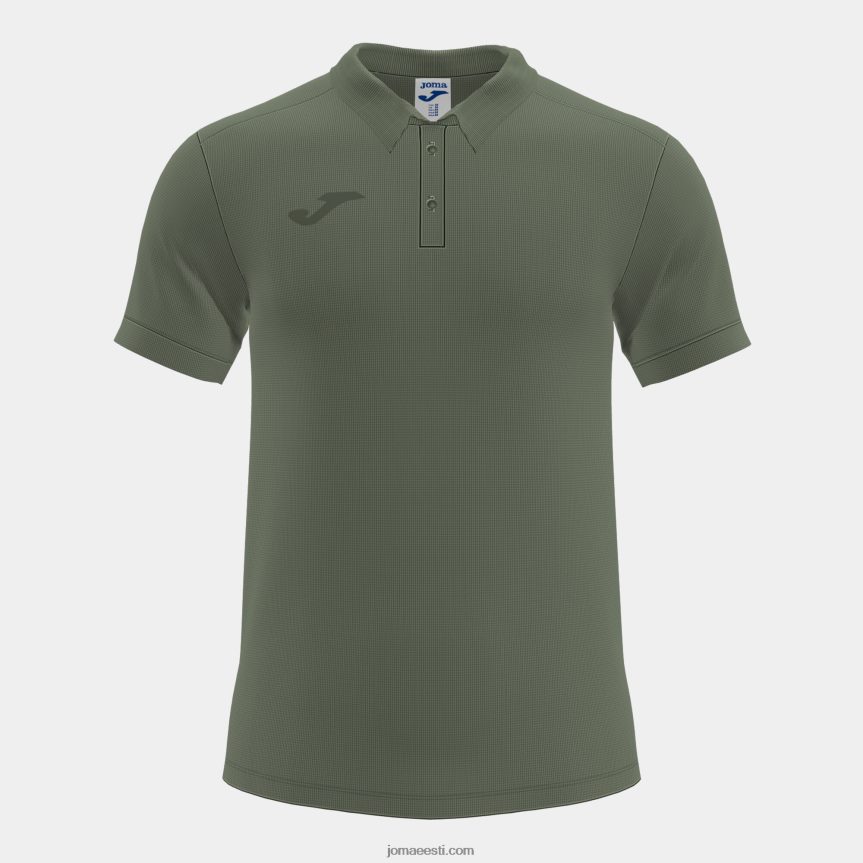 mehed polosärk lühikeste varrukatega pasarela iii DJNBH2889 khaki Joma