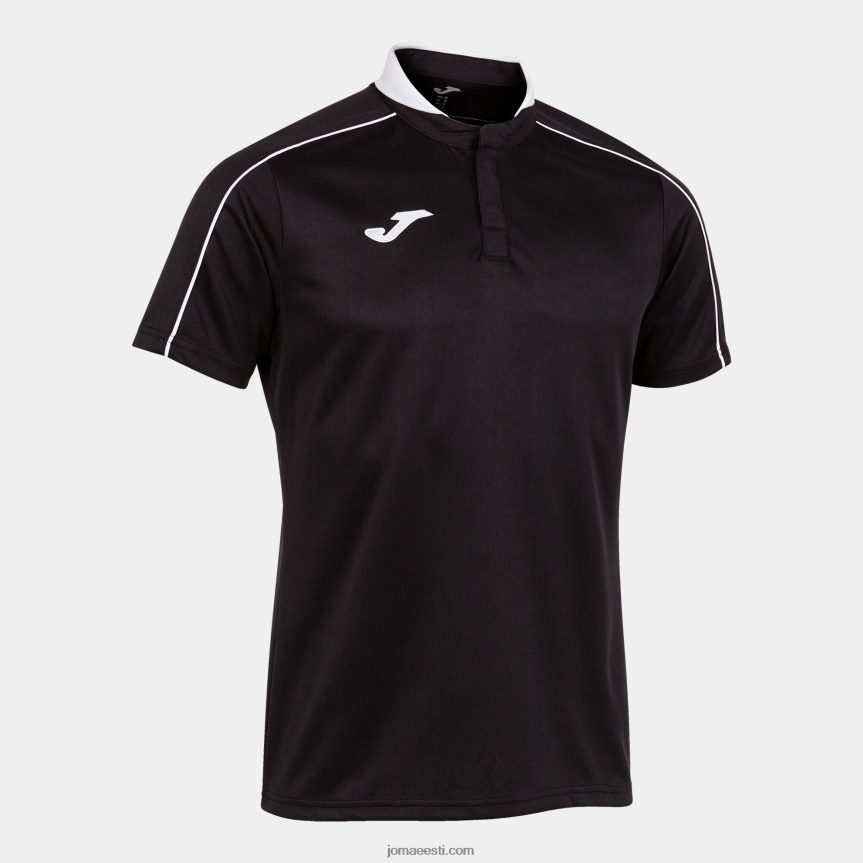 mehed polosärk lühikeste varrukatega scrum DJNBH3045 must Joma