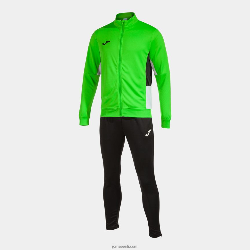 mehed dressid Danubio ii DJNBH616 fluorestseeruv roheline must valge Joma