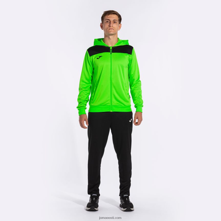 mehed dressikas phoenix ii DJNBH430 fluorestseeruv roheline must Joma