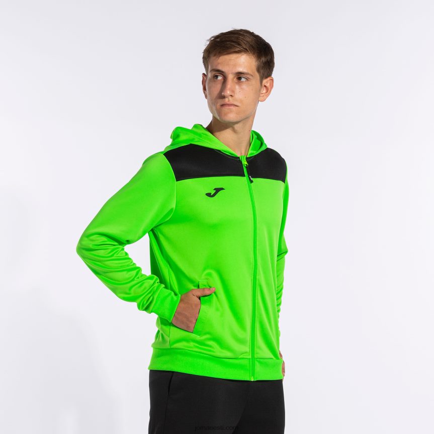 mehed dressikas phoenix ii DJNBH430 fluorestseeruv roheline must Joma