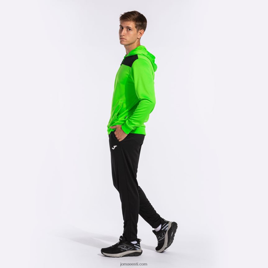 mehed dressikas phoenix ii DJNBH430 fluorestseeruv roheline must Joma