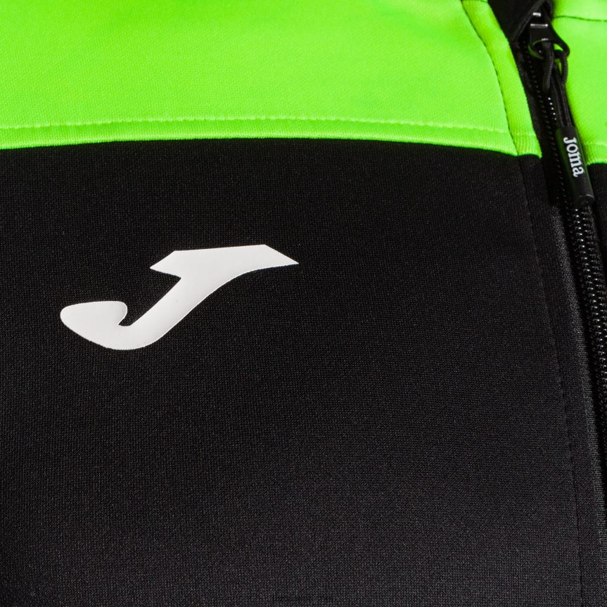 mehed dressikas phoenix ii DJNBH4472 must fluorestseeruv kollane Joma