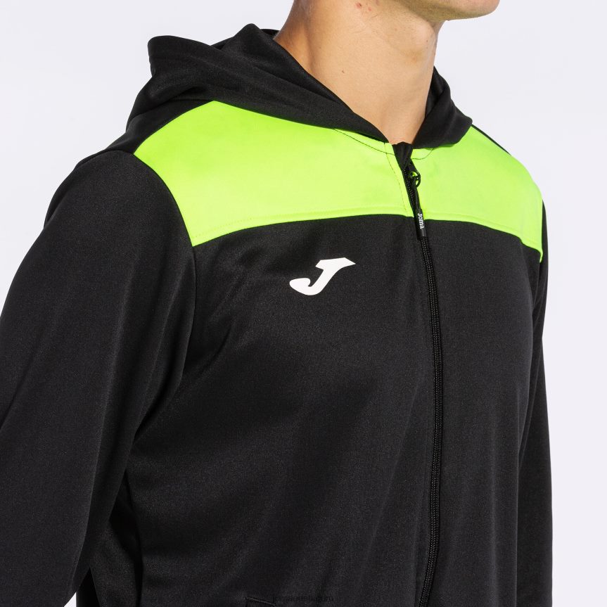 mehed dressikas phoenix ii DJNBH4472 must fluorestseeruv kollane Joma