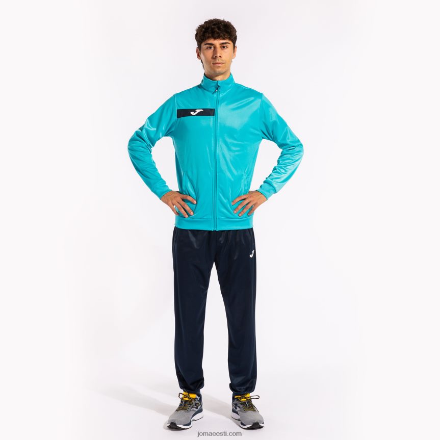 mehed dressipluus columbus DJNBH3080 fluorestseeruv türkiissinine tumesinine Joma