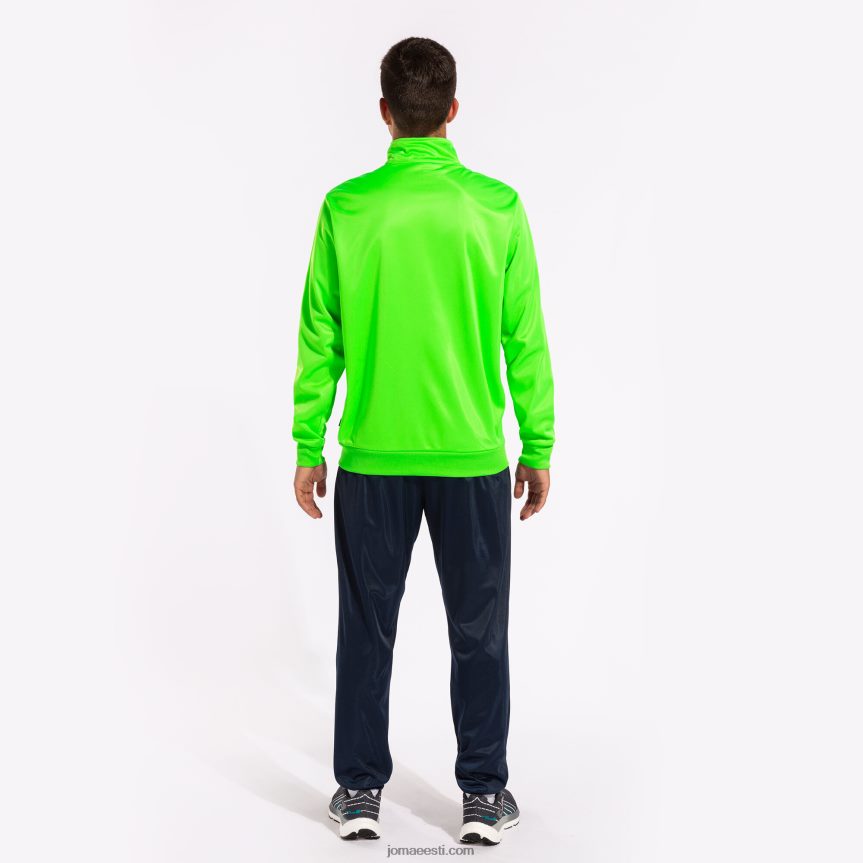 mehed dressipluus columbus DJNBH3448 fluorestseeruv roheline tumesinine Joma