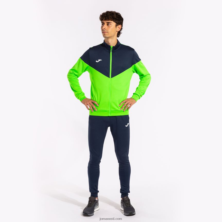 mehed spordidress oxford DJNBH1504 fluorestseeruv roheline tumesinine Joma