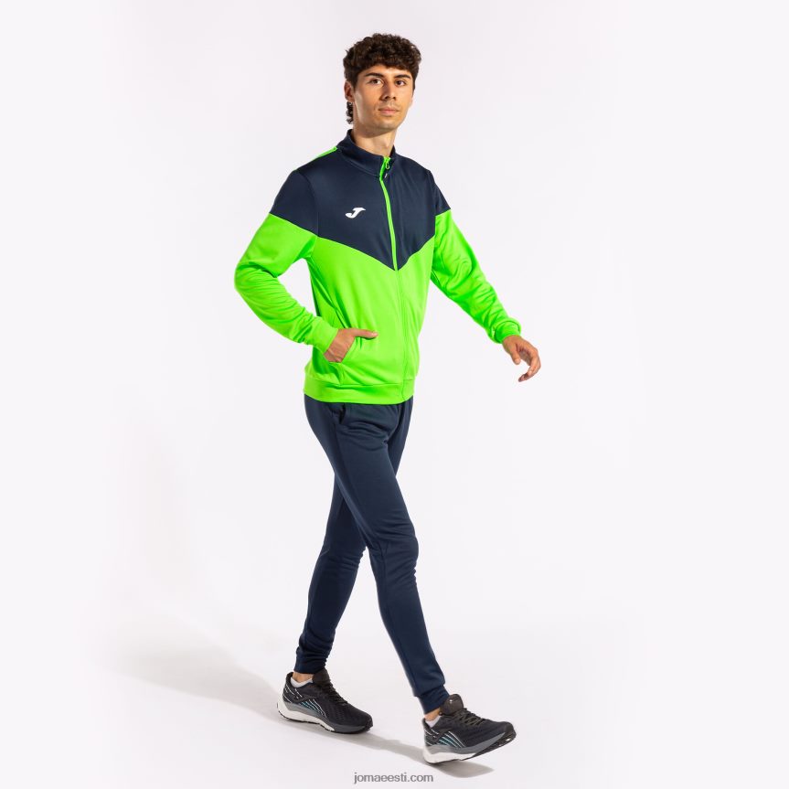 mehed spordidress oxford DJNBH1504 fluorestseeruv roheline tumesinine Joma