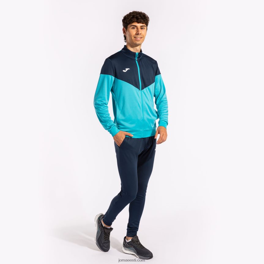 mehed spordidress oxford DJNBH3083 fluorestseeruv türkiissinine tumesinine Joma