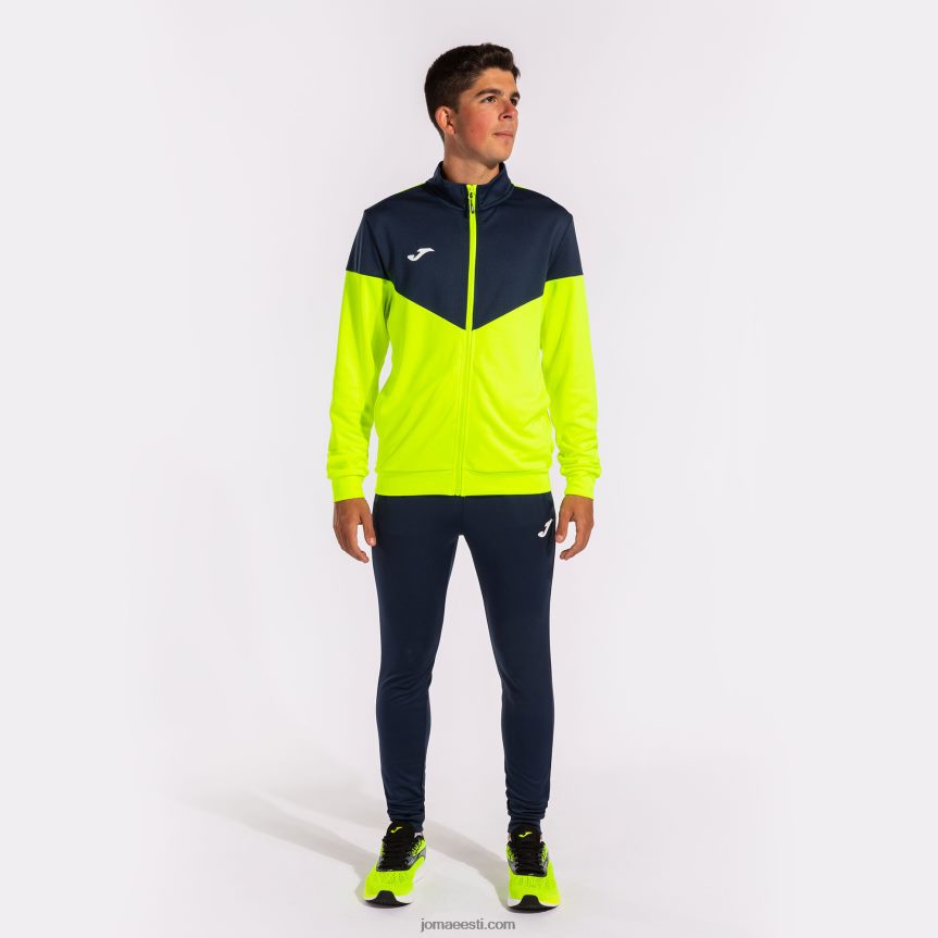 mehed spordidress oxford DJNBH4106 fluorestseeruv kollane meresinine Joma