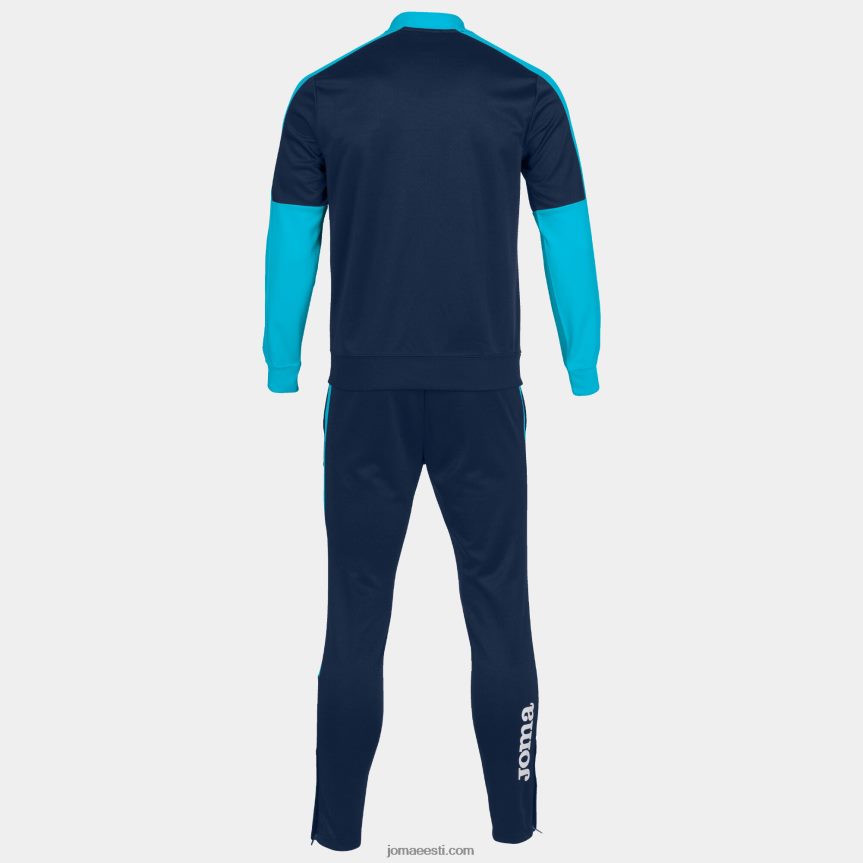 mehed spordidressi ökomeistrivõistlused DJNBH114 tumesinine fluorestseeruv türkiissinine Joma