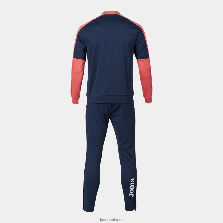 mehed spordidressi ökomeistrivõistlused DJNBH1546 tumesinine fluorestseeruv oranž Joma