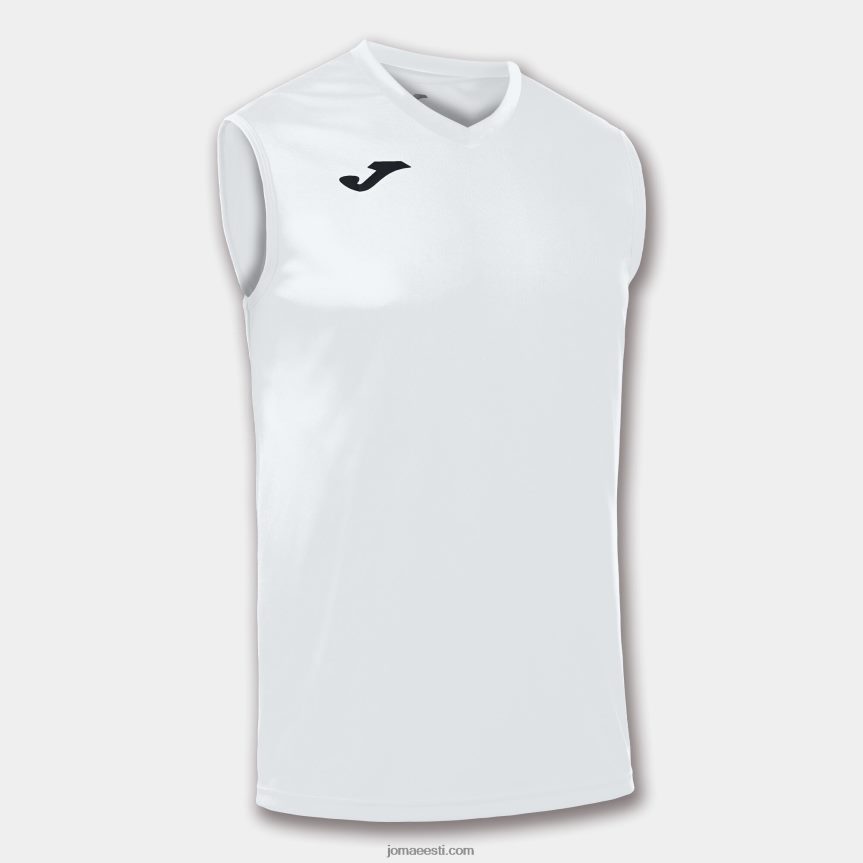 mehed varrukateta t-särgi kombi DJNBH4317 valge Joma
