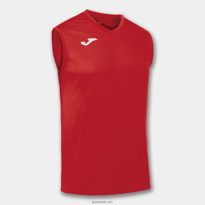 mehed varrukateta t-särgi kombi DJNBH4318 punane Joma