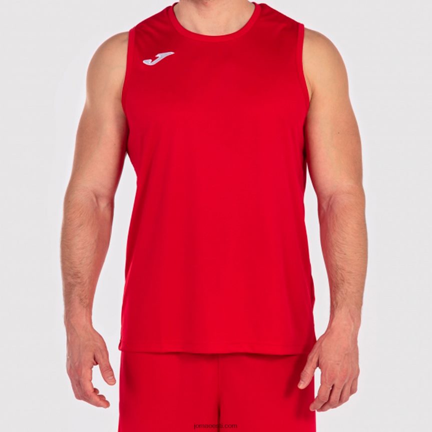mehed varrukateta t-särgi kombikorv DJNBH1310 punane Joma
