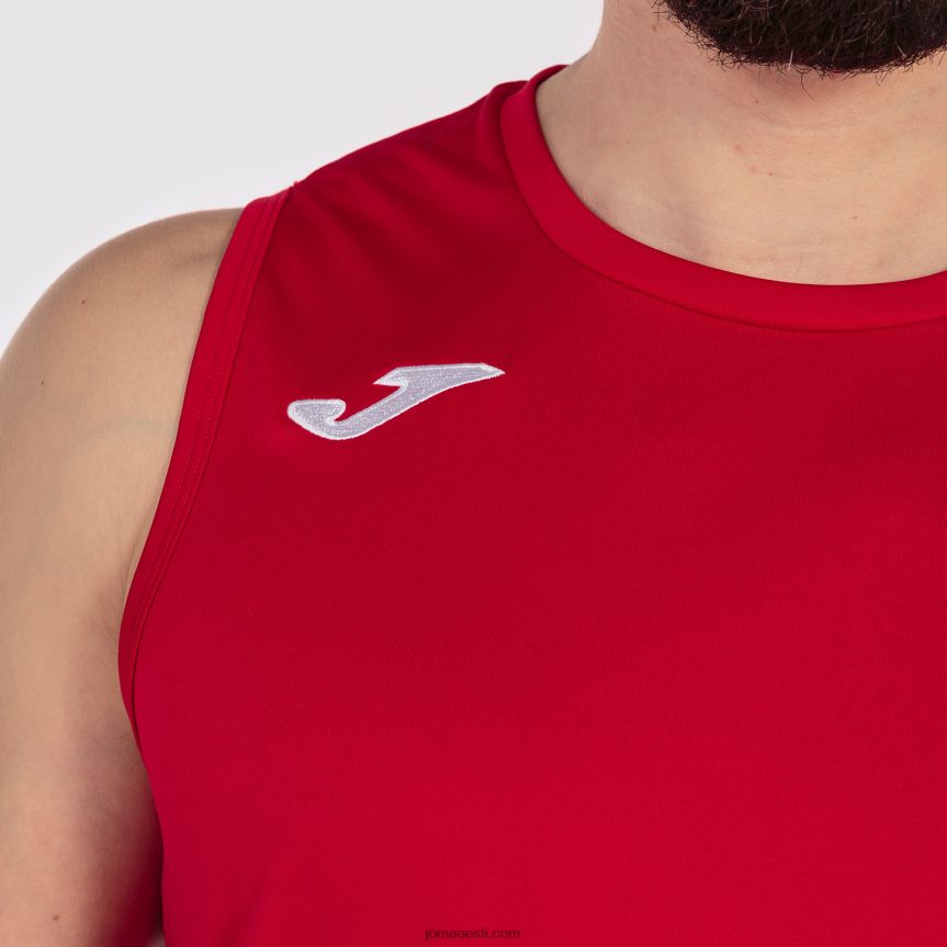 mehed varrukateta t-särgi kombikorv DJNBH1310 punane Joma