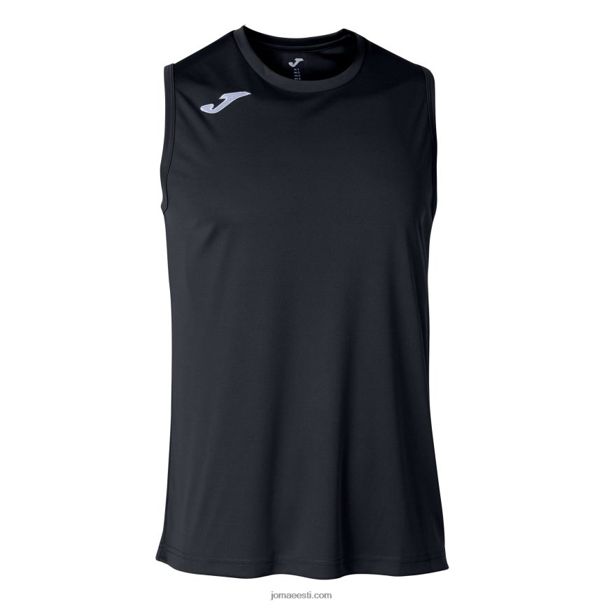 mehed varrukateta t-särgi kombikorv DJNBH4201 must Joma