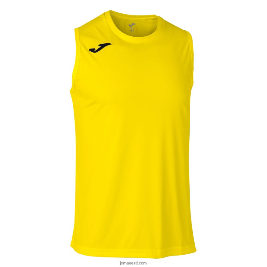 mehed varrukateta t-särgi kombikorv DJNBH4205 kollane Joma